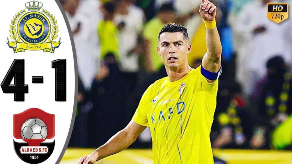 Highlights Al Nassr - Al Raed 3-1 | Ronaldo ghi bàn trận thứ tư liên tiếp