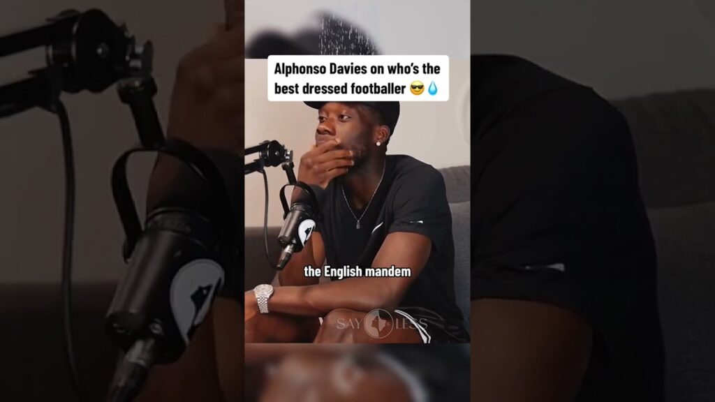 Alphonso Davies on who’s the best dressed footballer 😎 #alphonsodavies