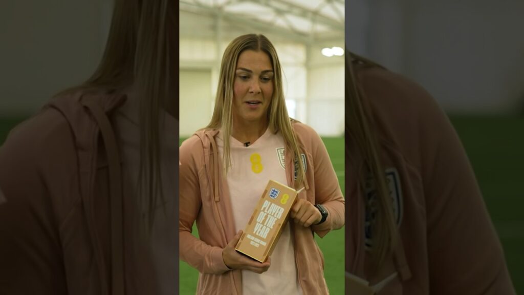 Millie Bright Presents Earps With Womens Player Of The Year Award #Shorts