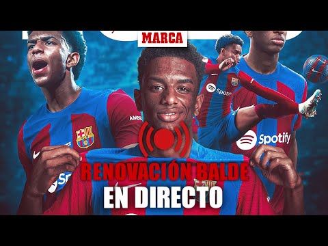 Acto de renovación de Alejandro Balde, EN DIRECTO | MARCA