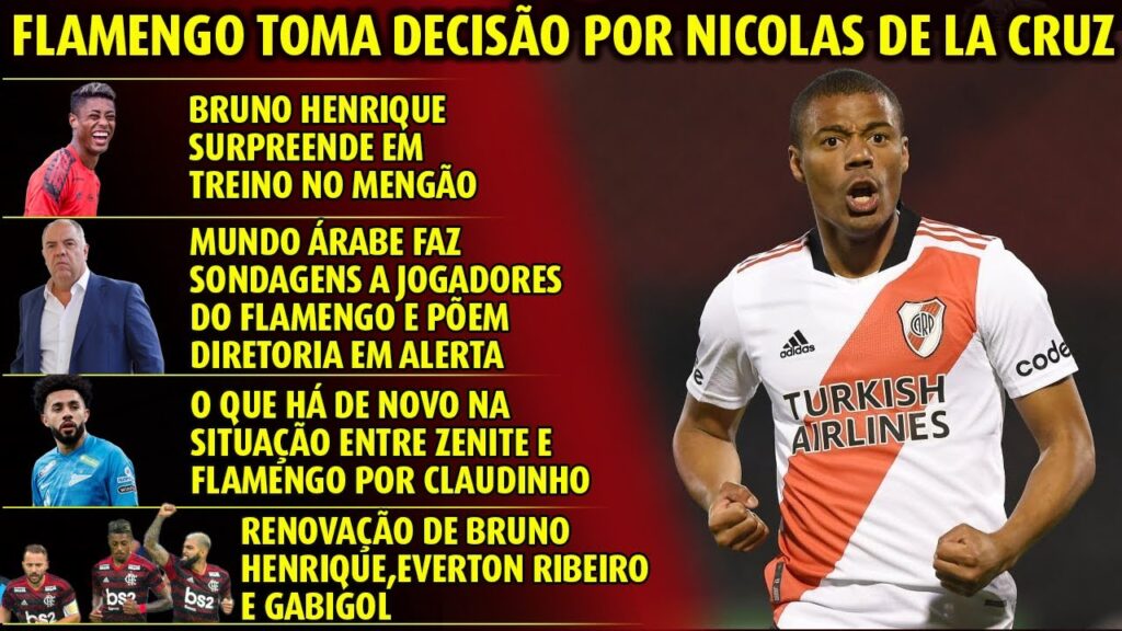 CONSELHO DO FLAMENGO TOMA DECISÃO POR NICOLAS DE LA CRUZ | SONDAGENS NO FLA | RENOVAÇÕES E+