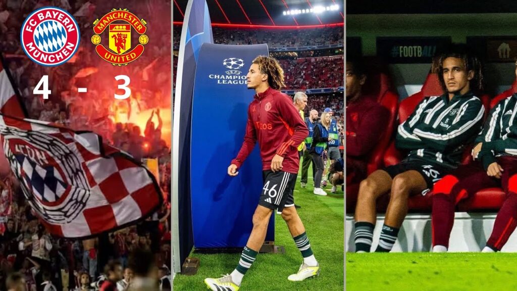 Hannibal Mejbri حنبعل المجبري Fc Bayern vs Manchester United Champions League 2023/2024