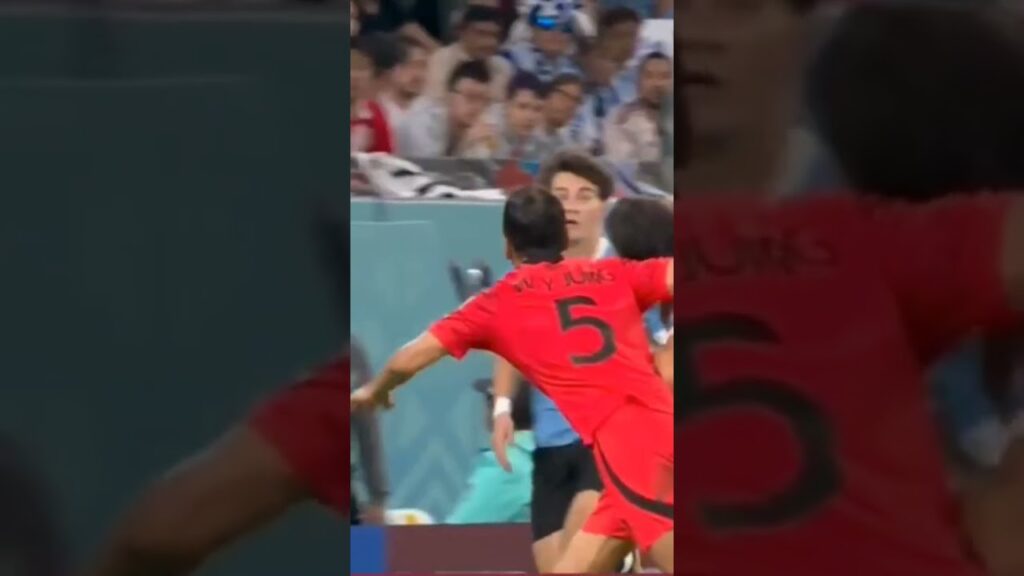 상대 감독 저격하는 정우영 (대한민국vs우루과이)