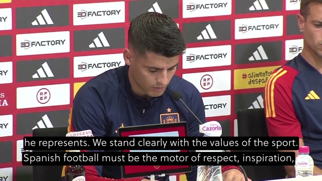 Spain's Morata: Rubiales behaviour "unacceptable".