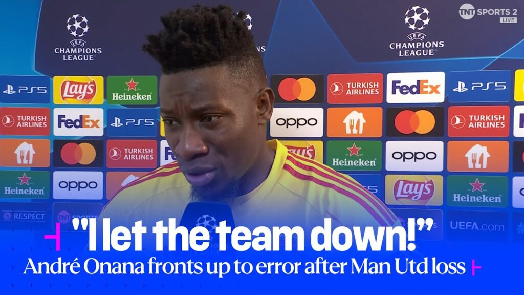 "I LET THE TEAM DOWN" | André Onana Fronts Up To Goalkeeping Howler | Bayern Munich 4-3 Man United