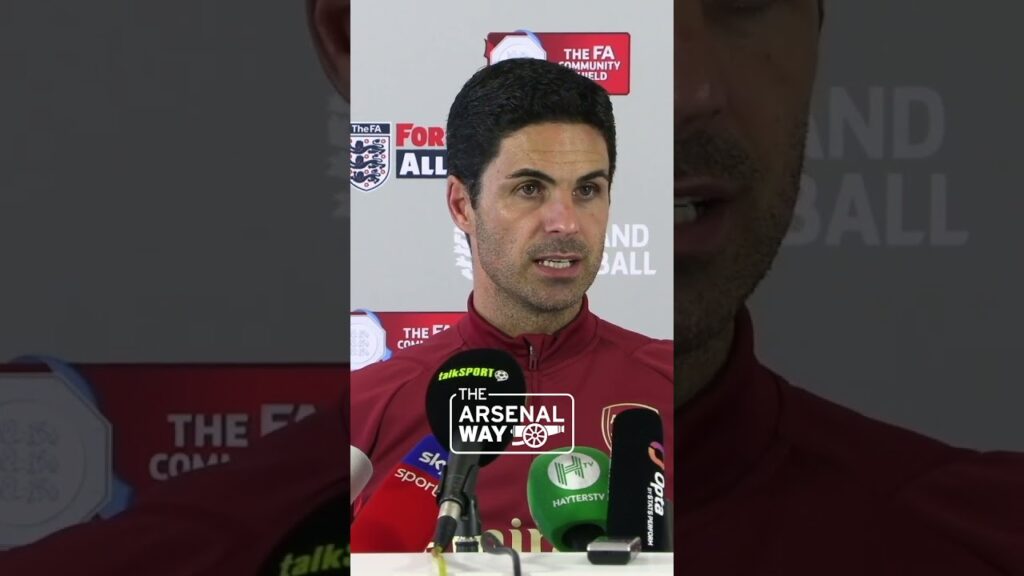 Mikel Arteta Hails Aaron Ramsdale Following His Emotional Interview ❤ #Shorts