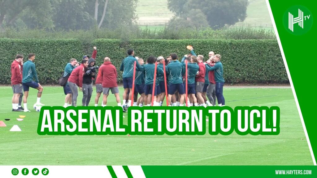 Martinelli ABSENT as Arsenal prepare for Champions League return!
