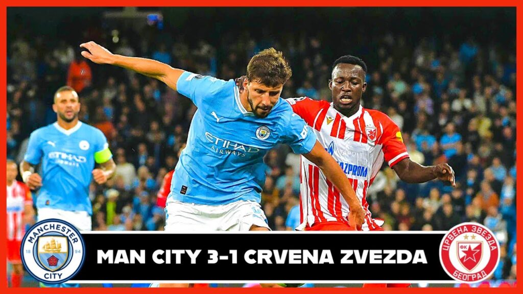 MANCHESTER CITY 3-1 CRVENA ZVEZDA OSMAN BUKARI GOAL & UCL HIGHLIGHTS + REACTIONS
