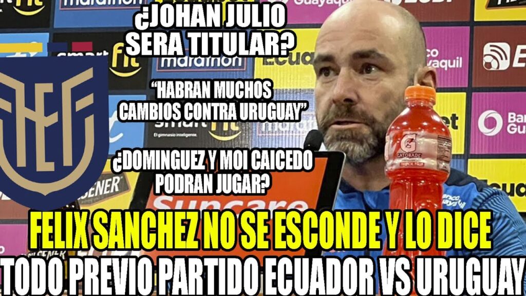 FELIX SANCHEZ NO SE ESCONDE Y DICE TODO PREVIO PARTIDO VS URUGUAY! "HABRAN MUCHOS CAMBIOS MAÑANA"