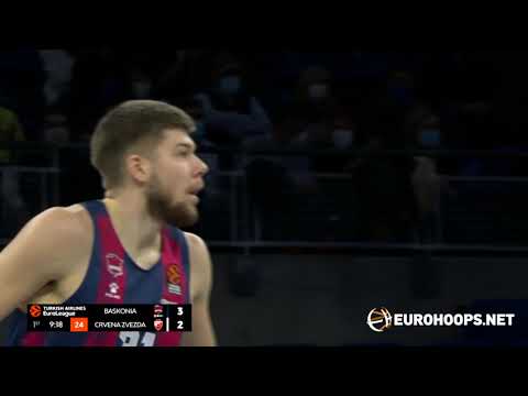 Bitci Baskonia Vitoria-Gasteiz - Crvena Zvezda mts Belgrade 93-74: Rokas Giedraitis (21 Points)