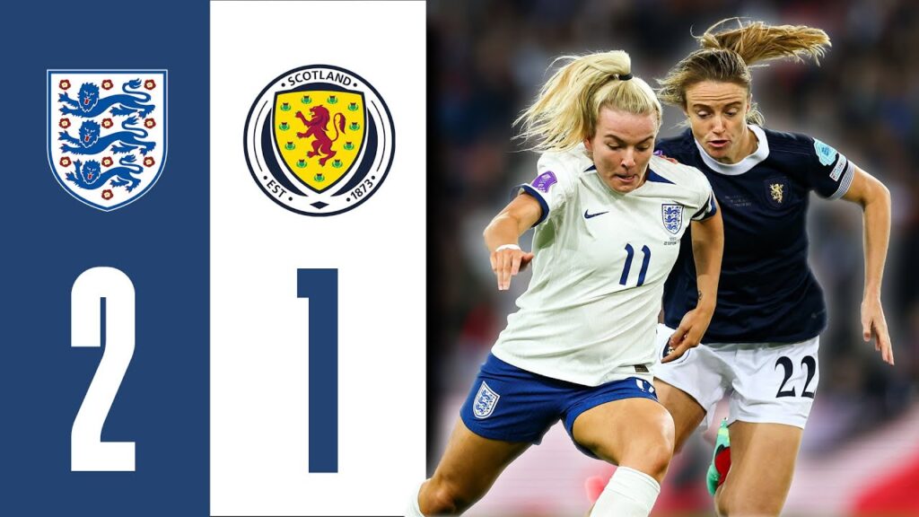 England 2-1 Scotland | Lionesses Pick Up Their First Win In The Nations League | Highlights