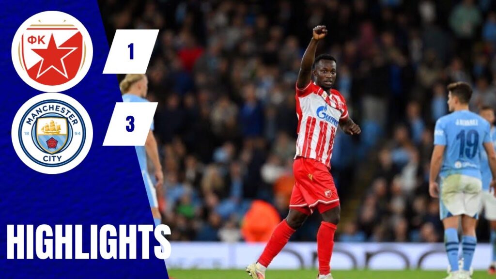 GHANA WINGER OSMAN BUKARI SCORES FIRST CHAMPIONS LEAGUE GOAL AGAINST MAN CITY