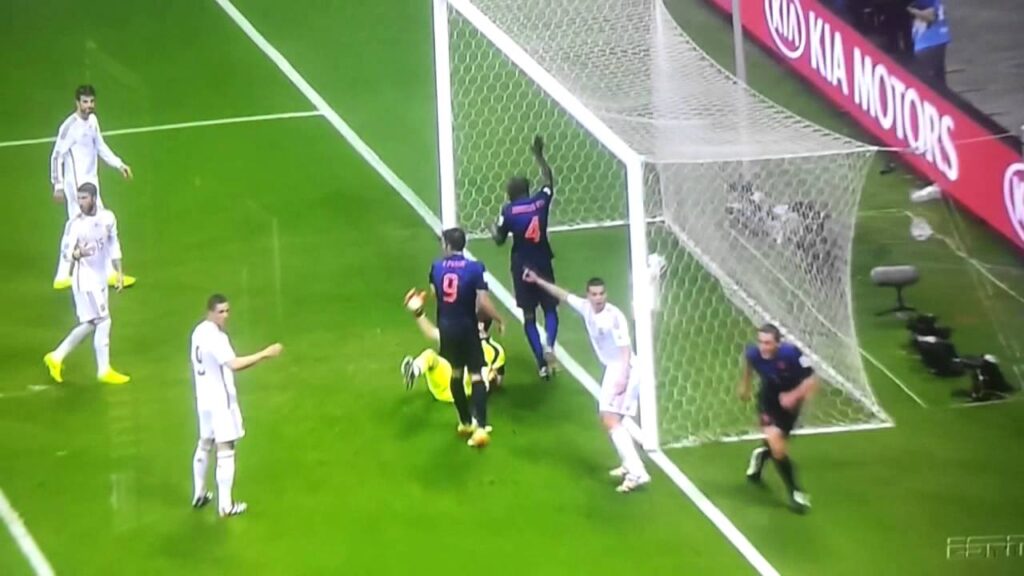 Stefan de Vrij goal Netherlands Vs. Spain 5-1 World Cup 2014