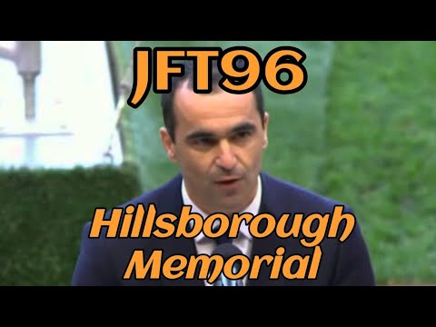 Roberto Martinez represents Everton FC at Anfield Road