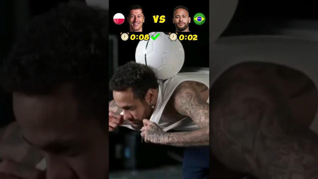 Neymar VS Lewandowski - Neck Stall Challenge 🔥🔥