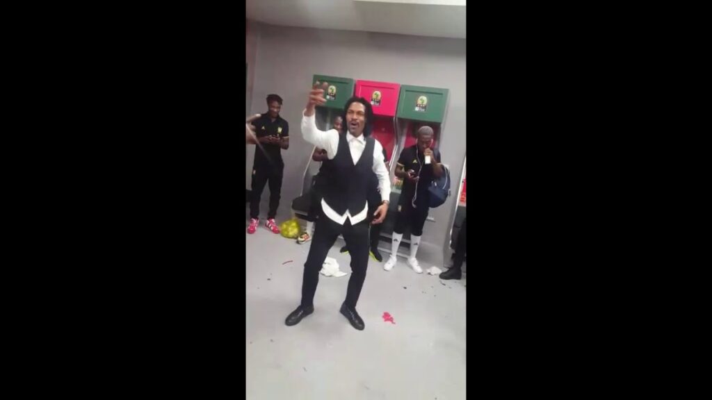 RIGOBERT SONG BAHANAG APRES LA VICTOIRE CONTRE LE MALI U23