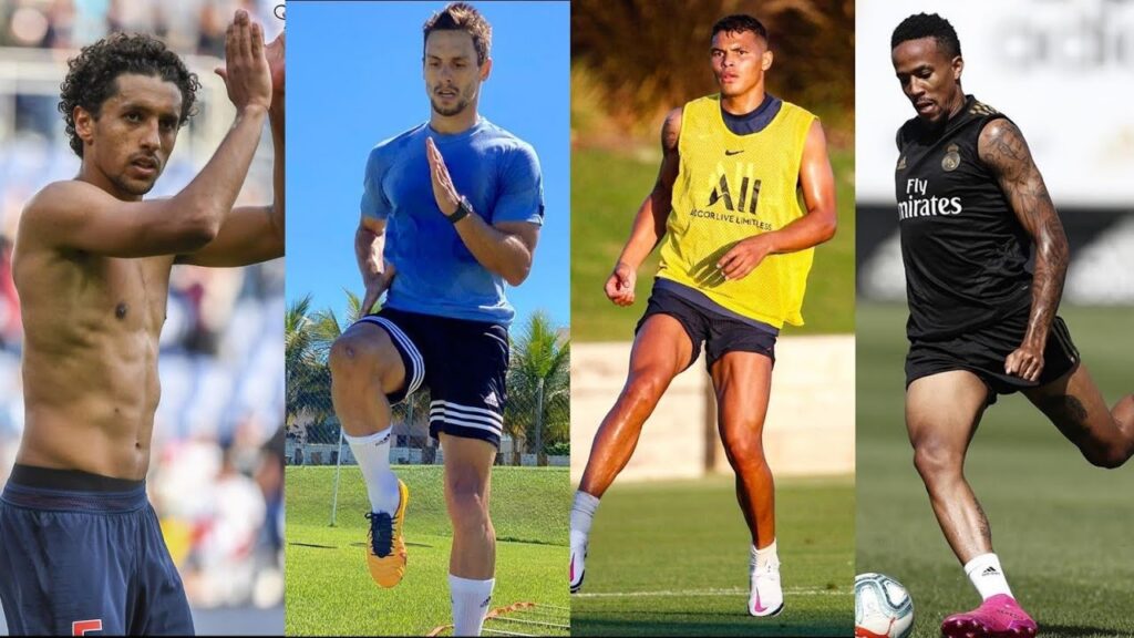 Thiago Silva , Rodrigo Caio,  Marquinhos ,Eder Militão ll Treino dos Craques da Zaga Brasileira