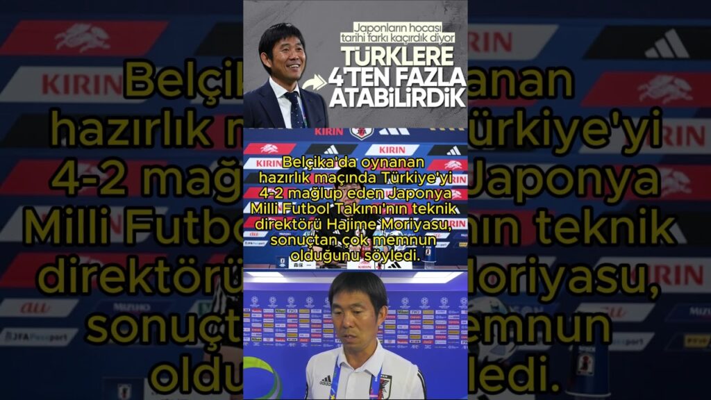 Hajime Moriyasu: Mütevazi Olmayacağım, Acı Gerçeği söyleyeceğim. Dörtten fazla gol atabilirdik.