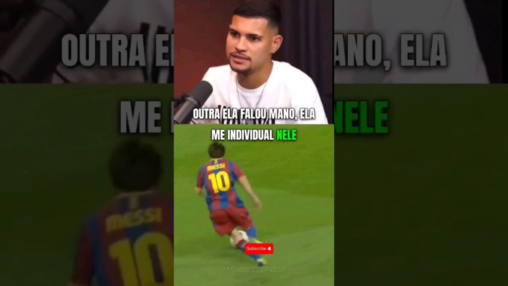 Bruno Guimarães Fala como é marcar o MESSI #shorts