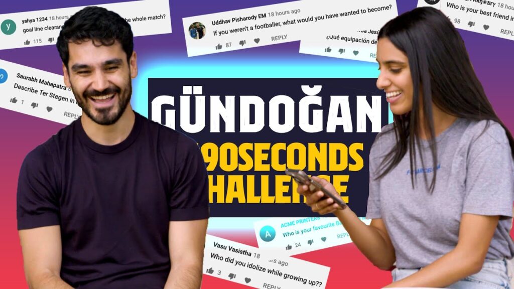 🤔😂 GÜNDOGAN FACES THE #90SECONDSCHALLENGE 🤔😂 GÜNDOGAN FACES THE #90SECONDSCHALLENGE