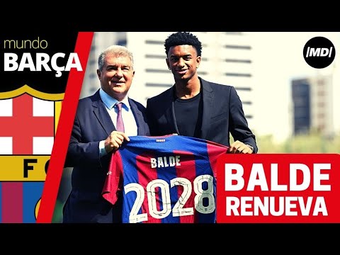 Así ha sido el acto de RENOVACIÓN DE CONTRATO de ALEJANDRO BALDE con el FC Barcelona hasta 2018