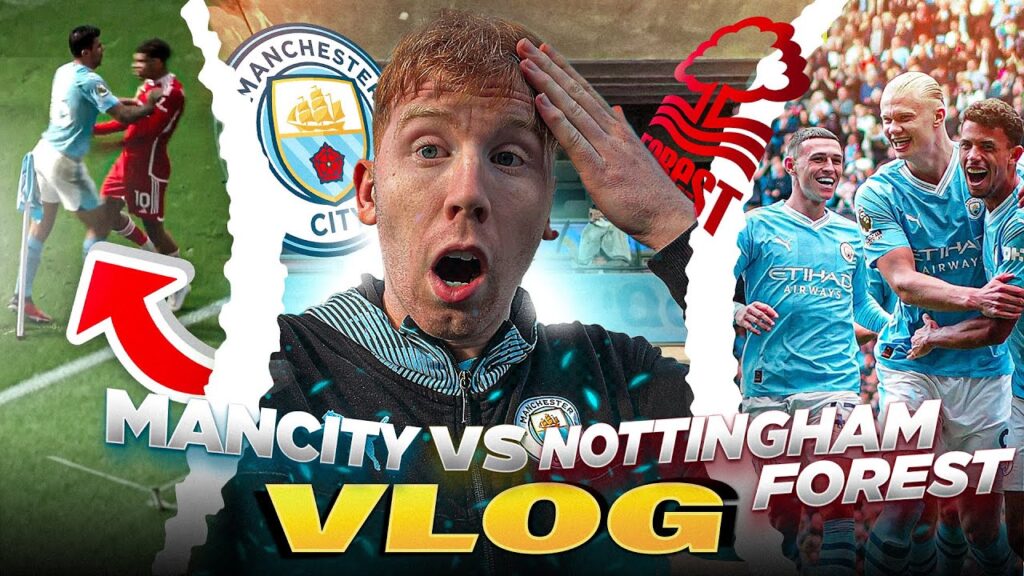 Rodri Red Card DRAMA and 2 Stunning City Goals in a CRAZY game vs Nottingham Forest