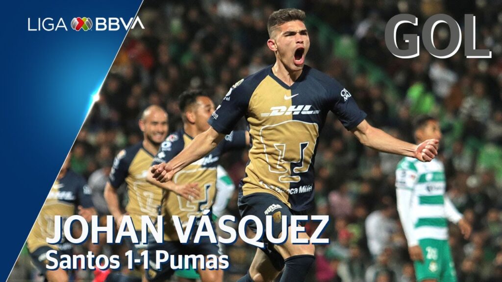Gol de J. Vásquez | Santos 1 – 1 Pumas | Liga BBVA MX – Jornada 4 – CL 2020 Gol de J. Vásquez | Santos 1 - 1 Pumas | Liga BBVA MX - Jornada 4 - CL 2020