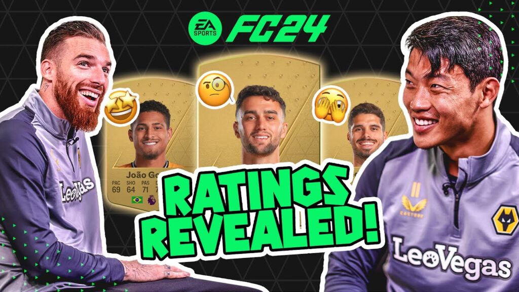 "YOU'RE DISRESPECTING EVERYONE!" | Wolves squad guess their teammates' FC 24 ratings