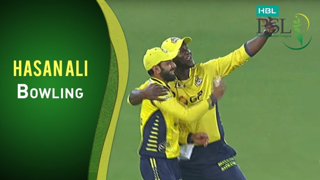 PSL 2017 Match 6: Peshawar Zalmi v Lahore Qalandars – Hasan Ali Bowling PSL 2017 Match 6: Peshawar Zalmi v Lahore Qalandars - Hasan Ali Bowling