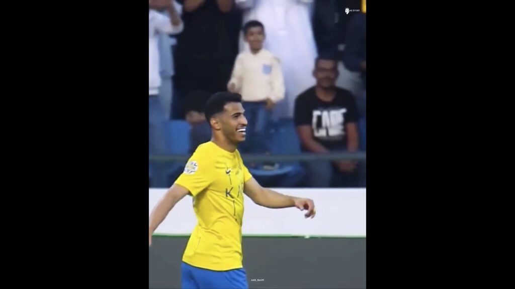 Sultan Al-Ghannam's beautiful goal for Al Nassr🔥🔥#shorts  #ronaldo #cr7 #sultan #alnassr #goals