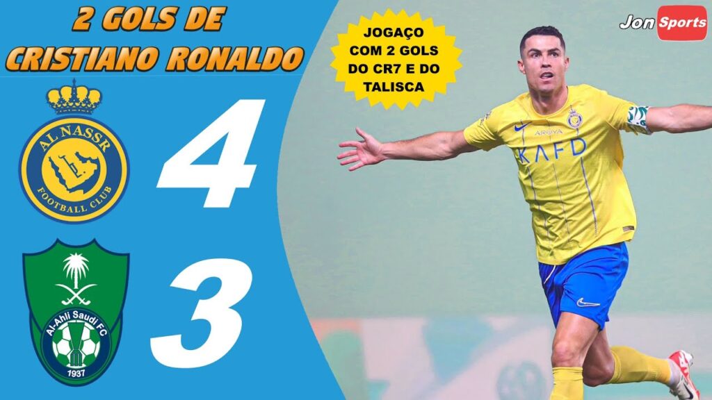 2 GOLS DO CRISTIANO RONALDO E DO TALISCA | Al-Nassr 4 x 3 Al-Ahli | Todos os Gols | Saudita 2023-24 2 GOLS DO CRISTIANO RONALDO E DO TALISCA | Al-Nassr 4 x 3 Al-Ahli | Todos os Gols | Saudita 2023-24