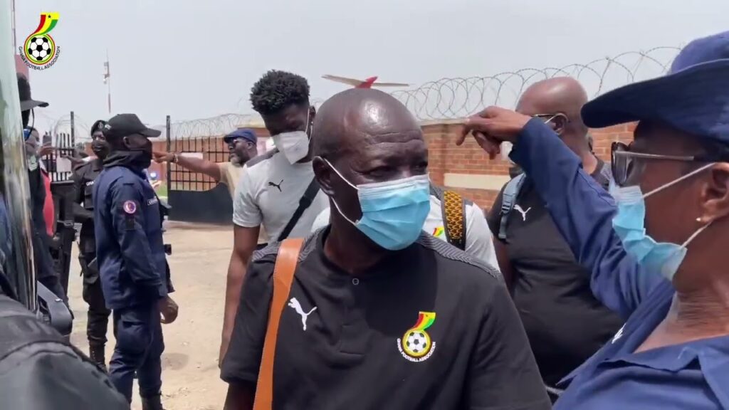 THE BLACK STARS HAVE SAFELY TOUCHED DOWN IN KUMASI FOR NIGERIA CLASH