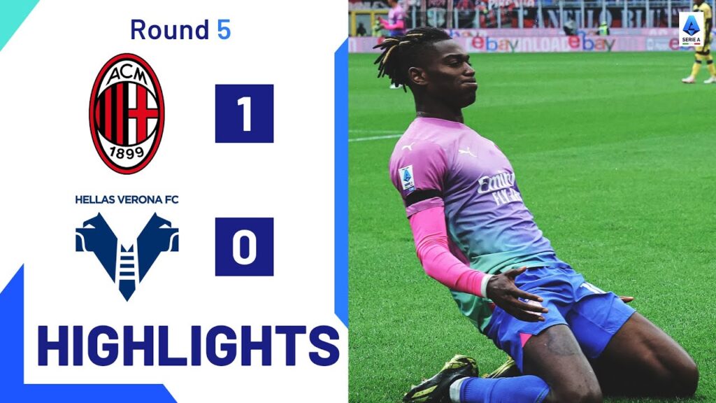 Milan-Verona 1-0 | Leao seals Milan's win: Goal & Highlights | Serie A 2023/24