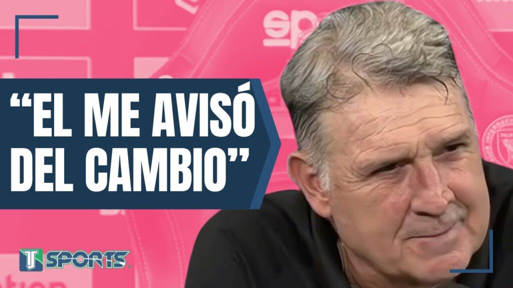¿ESTÁ GRAVE? Gerardo Martino EXPLICA POR QUÉ SACÓ a Lionel Messi a los 37 MINUTOS de JUEGO