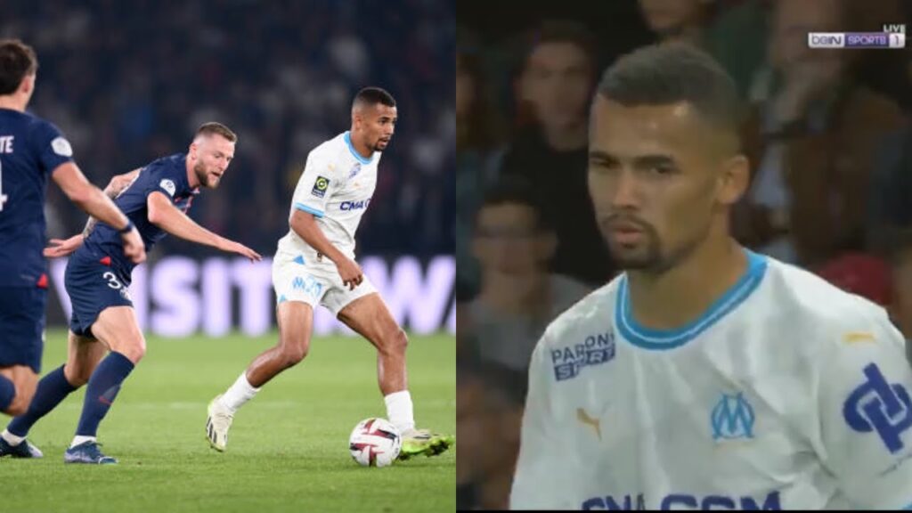 Regardez l’action complètement folle de Iliman Ndiaye devant Mbappé face PSG