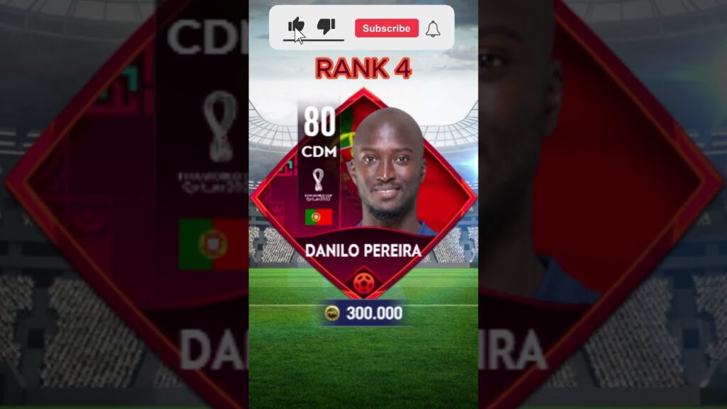 TOP 5 DANILO PEREIRA CARD 🇵🇹 || FIFA MOBILE EDITION! || WHO NEXT? || #football #danilopereira #fyp