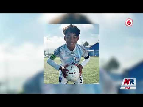 Hijo de Kendall Waston le dice cómo celebrar en los partidos con Saprissa