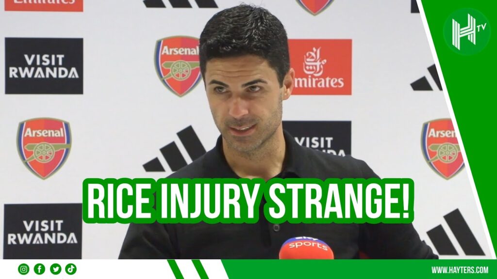 Rice injury? We have to ASSESS! | Mikel Arteta | Arsenal 2-2 Tottenham