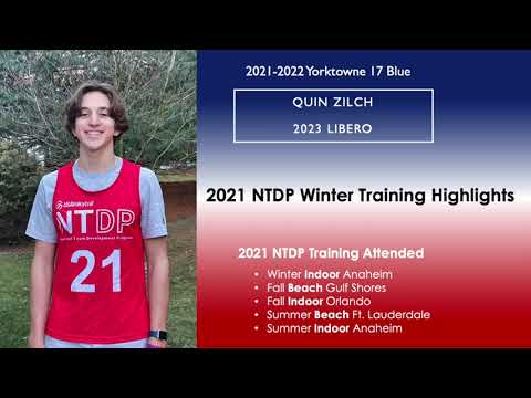 Quinten Zilch OH Libero 2023  Mens Boys Volleyball NTDP Winter 21
