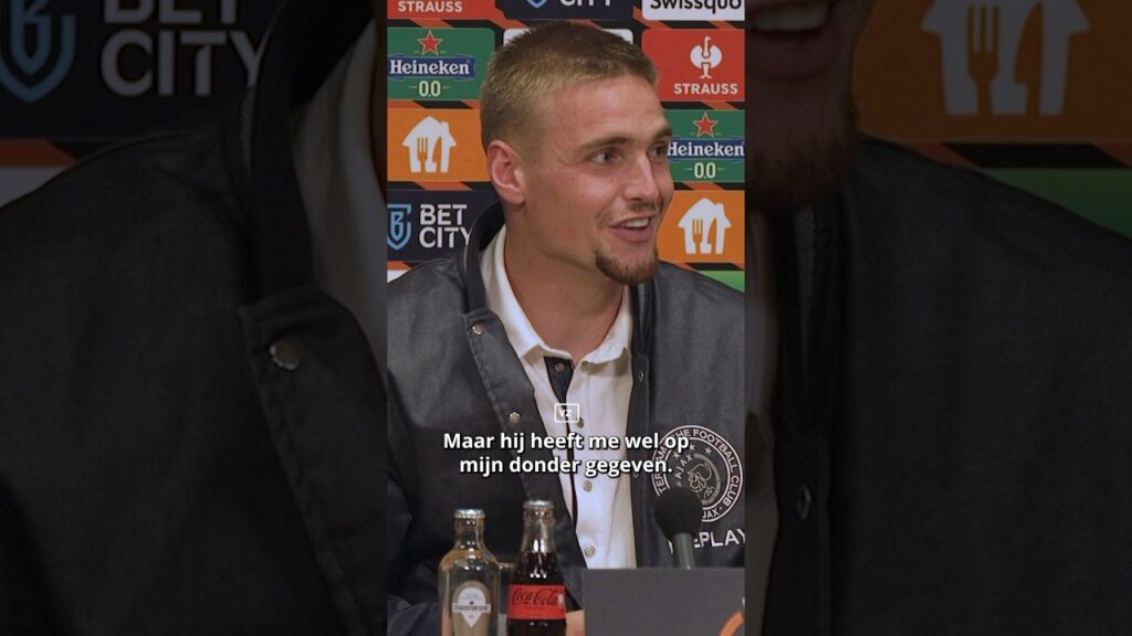 Kenneth Taylor: 'Hij was echt boos!' 😅 #taylor #ajax #olympiquemarseille