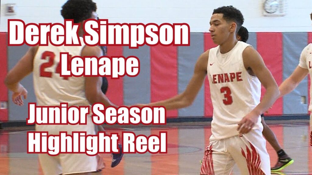 Derek Simpson Junior Year Highlight Reel | Lenape Basketball