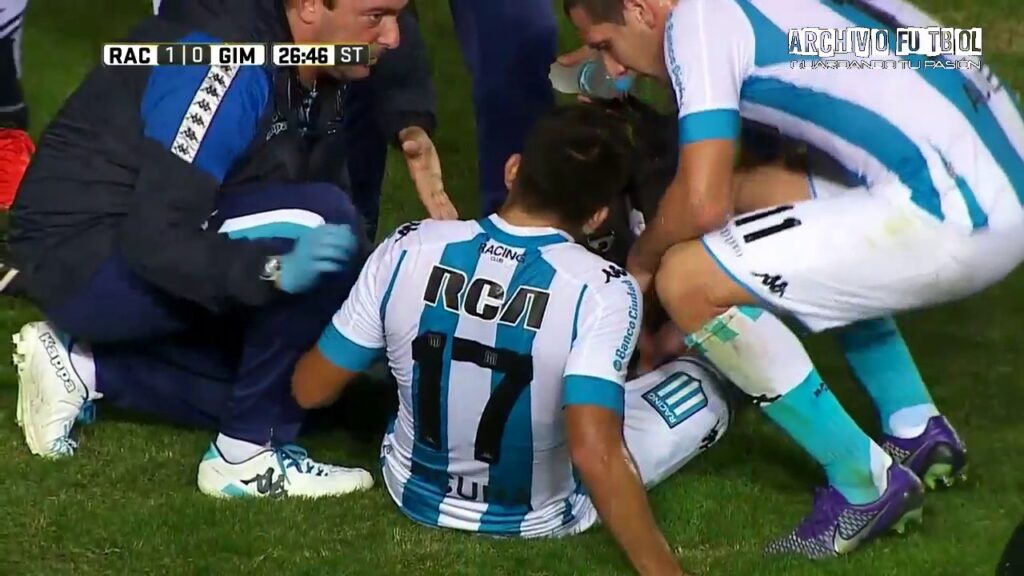 La lesión del Huevo Marcos Acuña