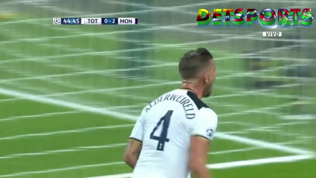 Tottenham 1-2 Monaco Gol de Toby Alderweireld