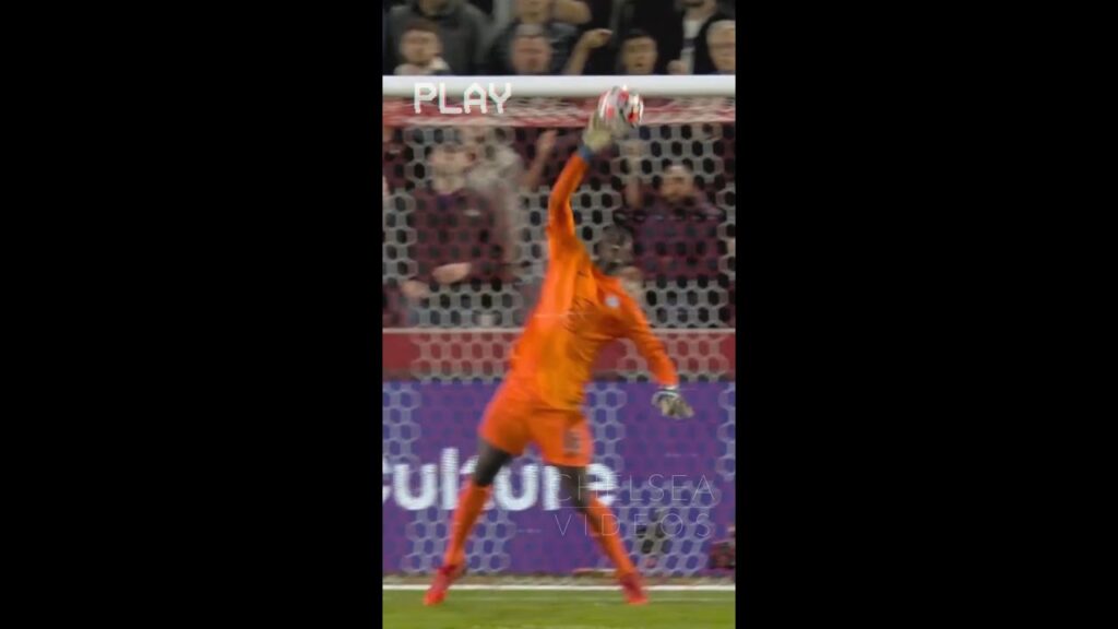 Mendy amazing save to bicycle kick of Norgaard #shorts