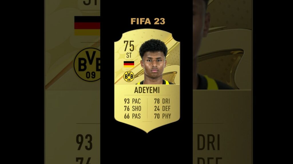 Karim Adeyemi in EVERY FIFA (FIFA 21-EAFC 24) #like #subscribe