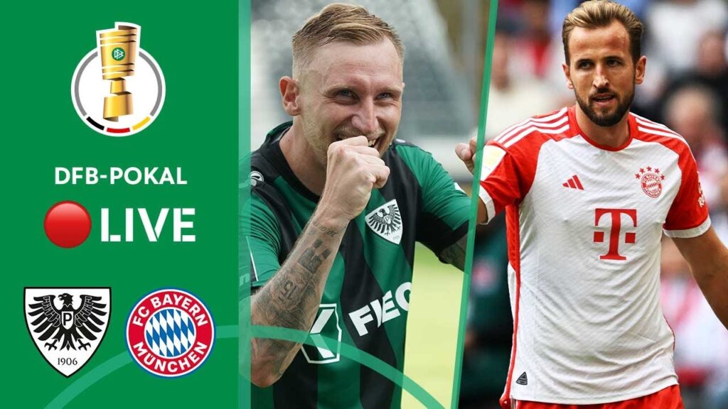 LIVE 🔴 SC Preußen Münster vs. FC Bayern München | DFB-Pokal 2023/24 - Round 1