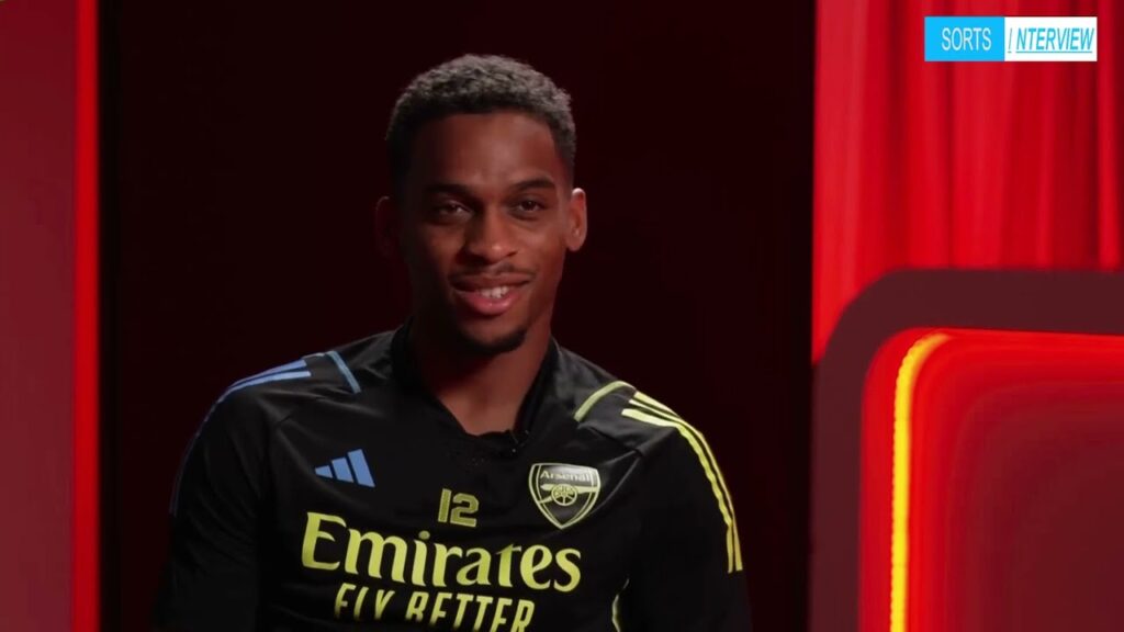 Jurrien Timber says he grew up supporting Arsenal and is delighted to have joined the club. Jurrien Timber says he grew up supporting Arsenal and is delighted to have joined the club.