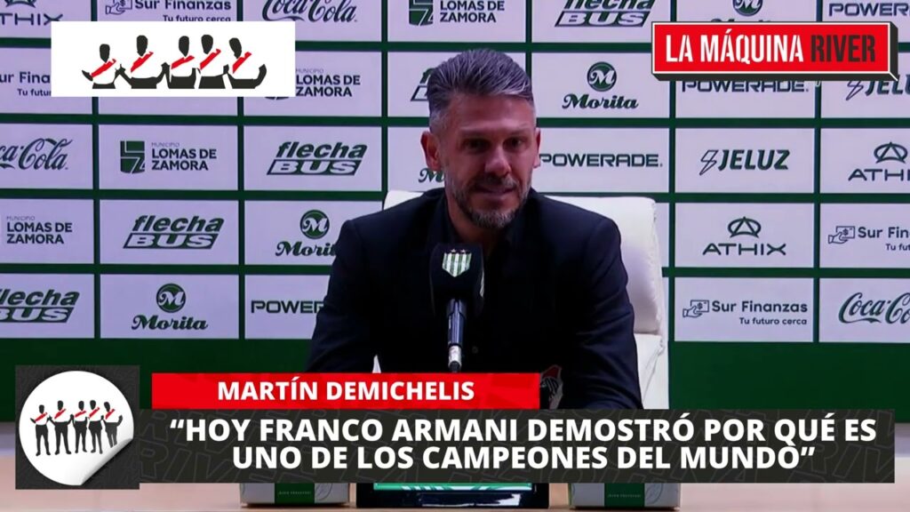 DEMICHELIS: "FRANCO ARMANI DEMOSTRÓ POR QUÉ ES UNO DE LOS CAMPEONES DEL MUNDO"