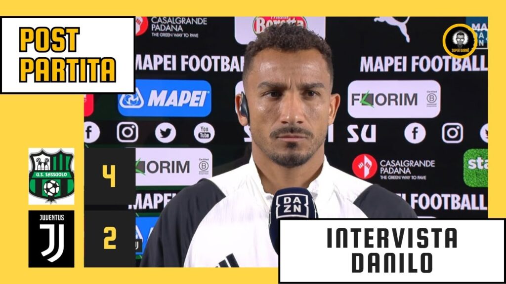 SASSUOLO – JUVENTUS 4-2 | Intervista Danilo post gara. SASSUOLO - JUVENTUS 4-2 | Intervista Danilo post gara.