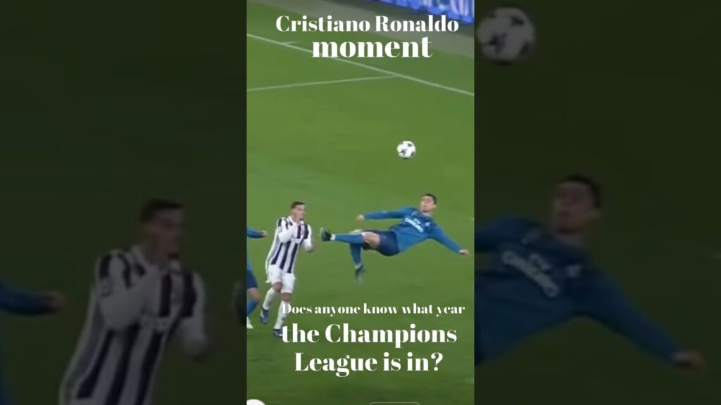 Cristiano Ronaldo moment in the Champions League at Real Madrid #Cristiano Ronaldo #shorts #madrid